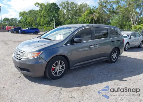 2012 Honda Odyssey Ex from USA, damaged, VIN 5FNRL5H43CB084386